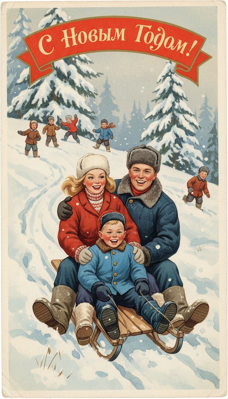 Катание с горки