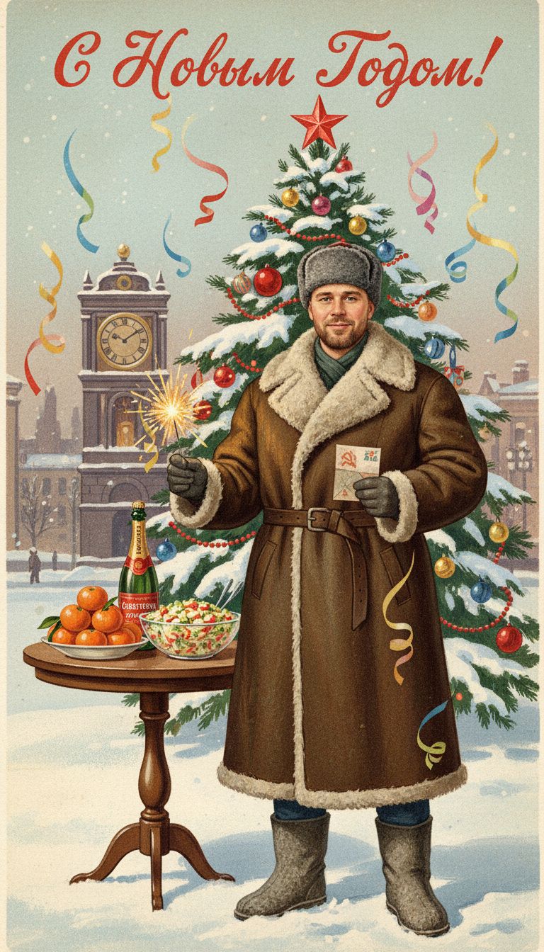 Советская открытка