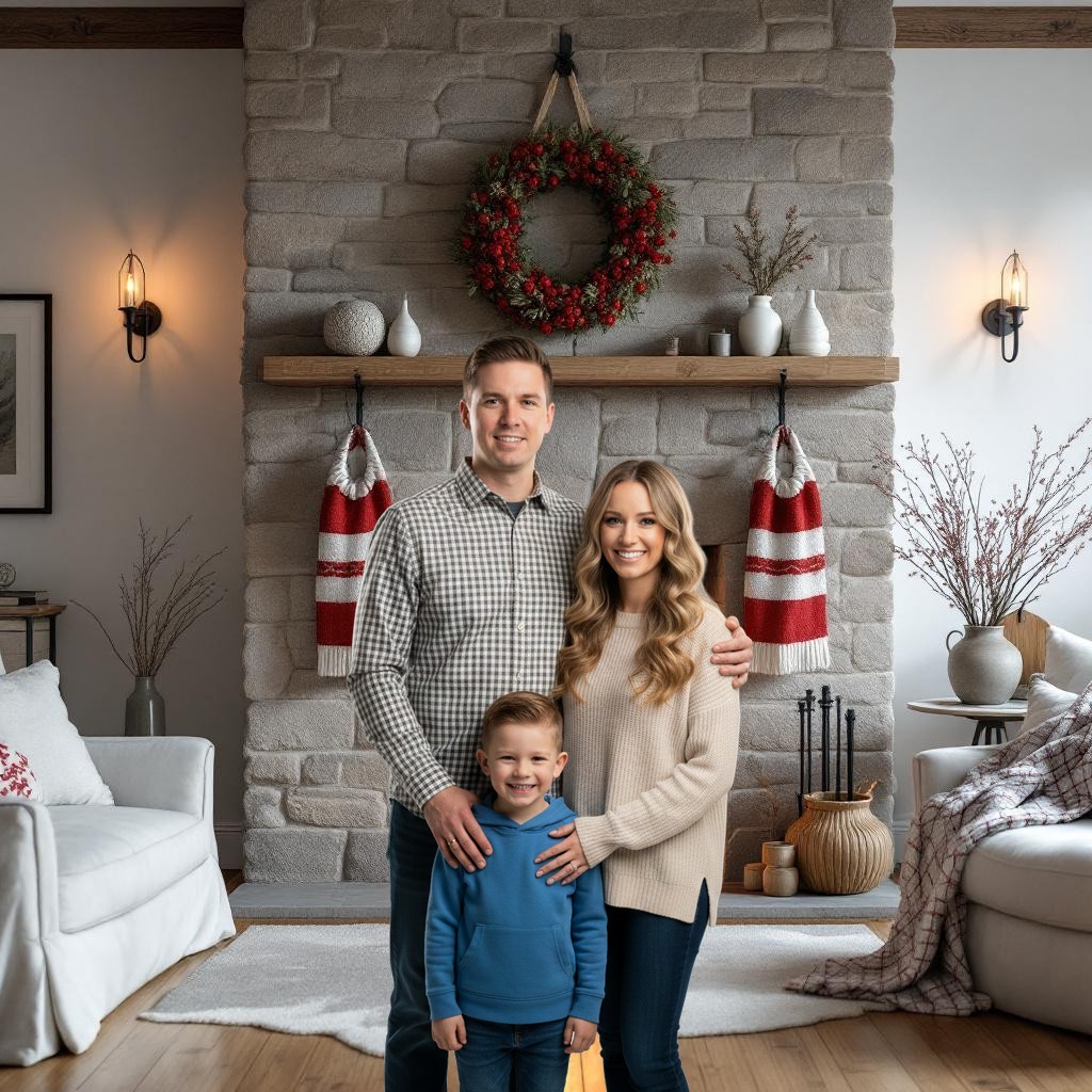 Пример новогоднего фото